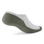 Anytime No Show Sock - Blizzard/Thunder Green