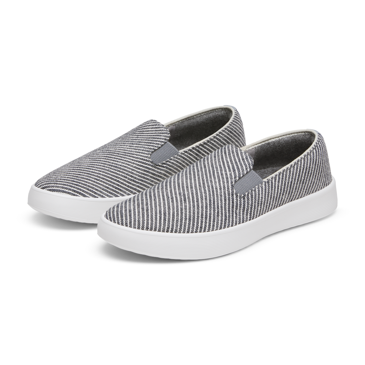 Women's Canvas Cruiser Slip On - Deep Navy Stripes (Blizzard Sole) – Classic
