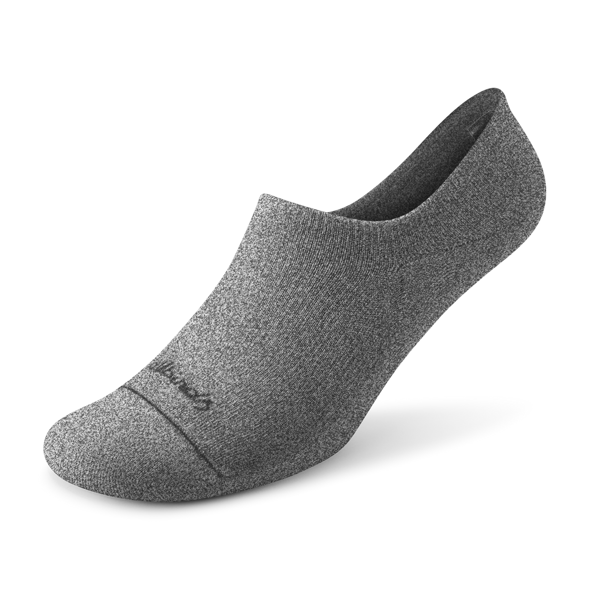 Anytime No Show Heel Grip Sock - Natural Grey Heather – Everyday